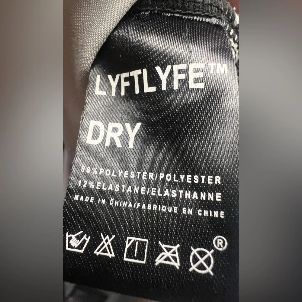 Lyftlyfe- Mens‎ Large Tank Top, surface pilling, Black/Grey/White - Picture 5 of 7